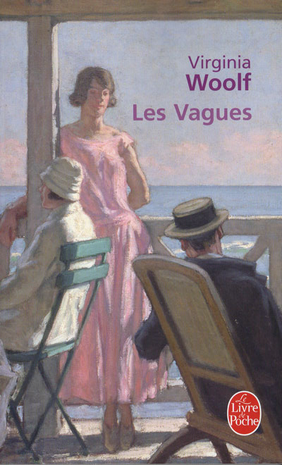 virginia Woolf couvertture du  livre   les vagues