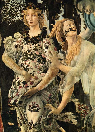 boticelli printemps detail