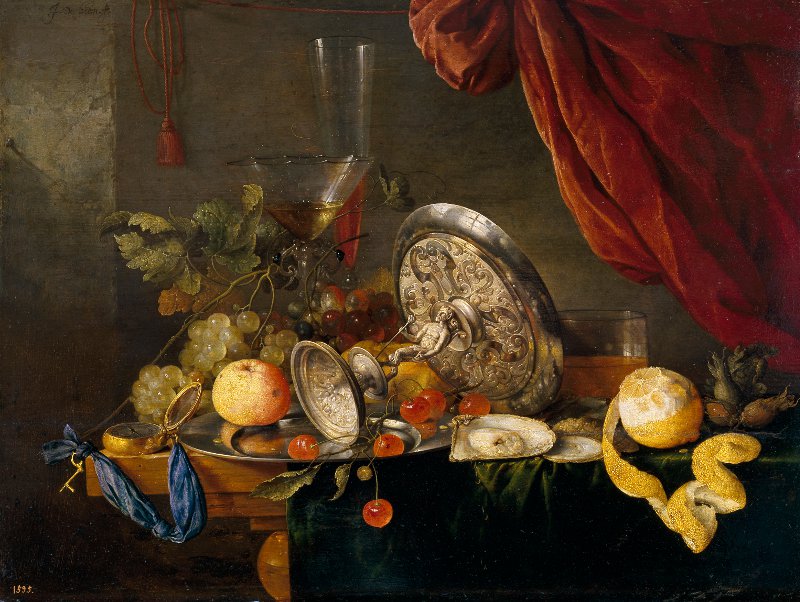 Jan de Heem jan de nature morte à la table garnie