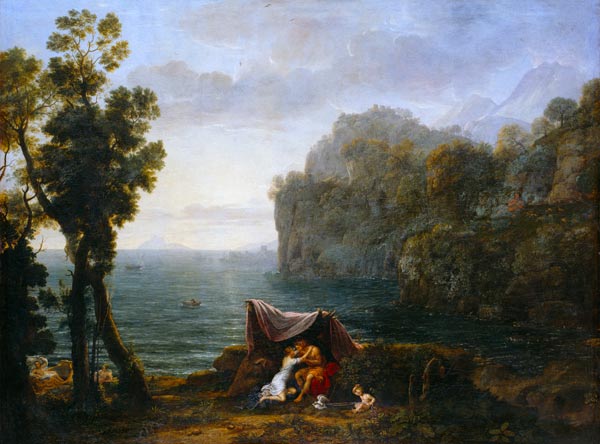 acis-et-galatée tableau de  Claude  le  Lorrain