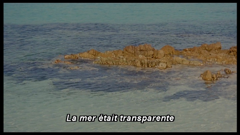 il deserto rosso la mer  était  transparente