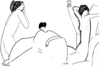 Modigliani croquis de Anna Akhmatova