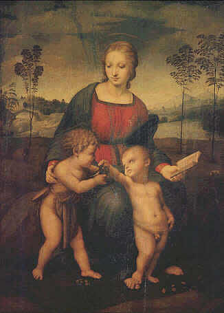 Raphael   vierge au chardonneret