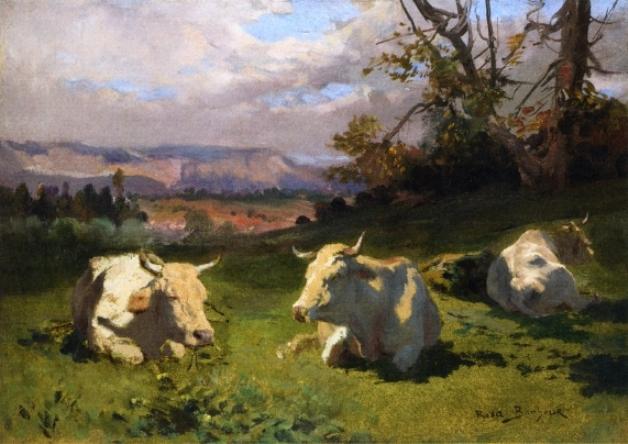 Rosa Bonheur vaches au repos 