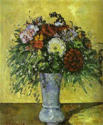 cezanne fleurs au vase  bleu 3