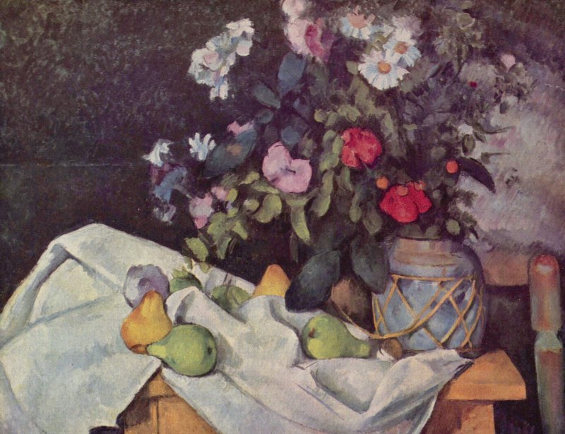 cezanne fleurs au vase bleu 1