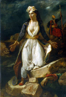 delacroix grece--missolonghi 