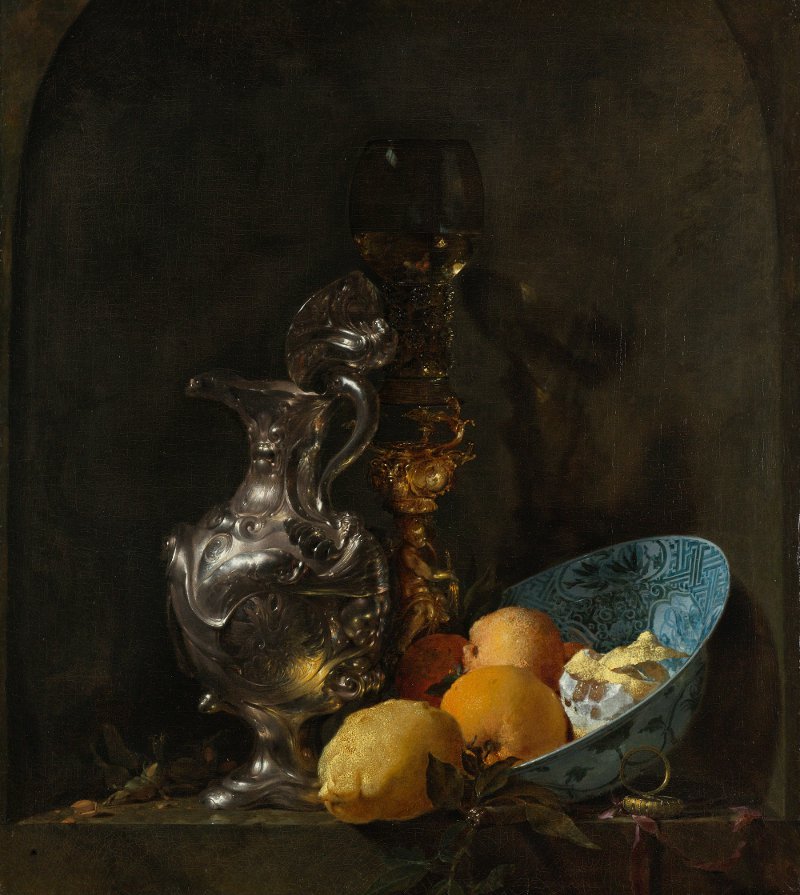 Kalf willem nature morte à laiguiere dargent