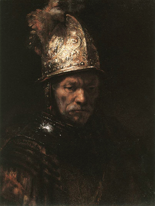 rembrandt gold helmet