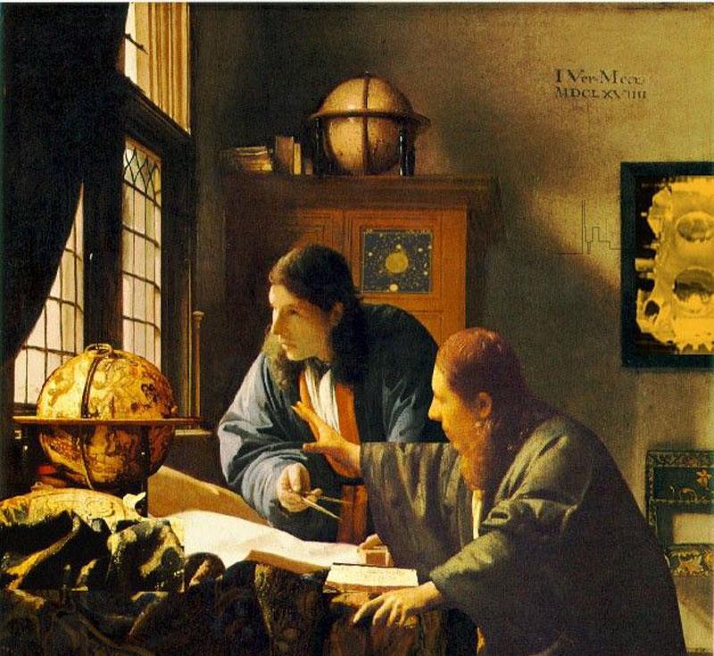 vermeer l astronomle et le geographe