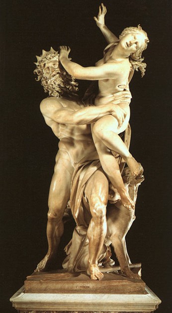 Bernini  le  bernin enlevement de prosepine