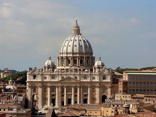 facadebasiliquesaint pierrede Rome