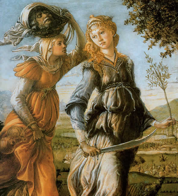 Botticelli retour de judith a bethulia 