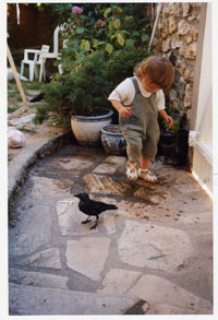 l'enfant et  l'oiseau