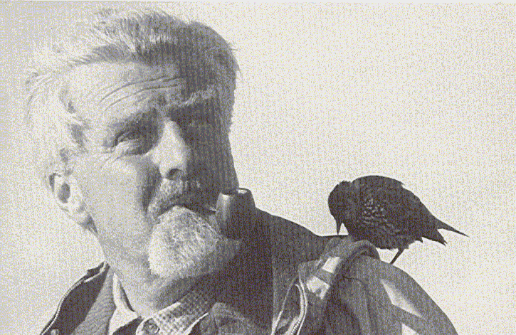 K. Lorenz avec  son  chouca