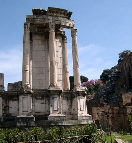 Rome  Forum 7 temple de Vesta  
