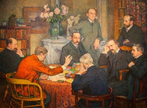 La  lecture  par  Théo  van  Rysselberghe